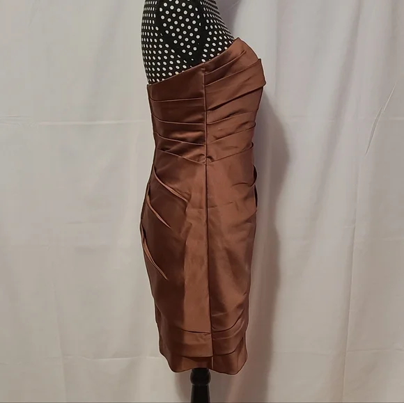 David's Bridal Rosewood Short Dress - Picture 5 of 10